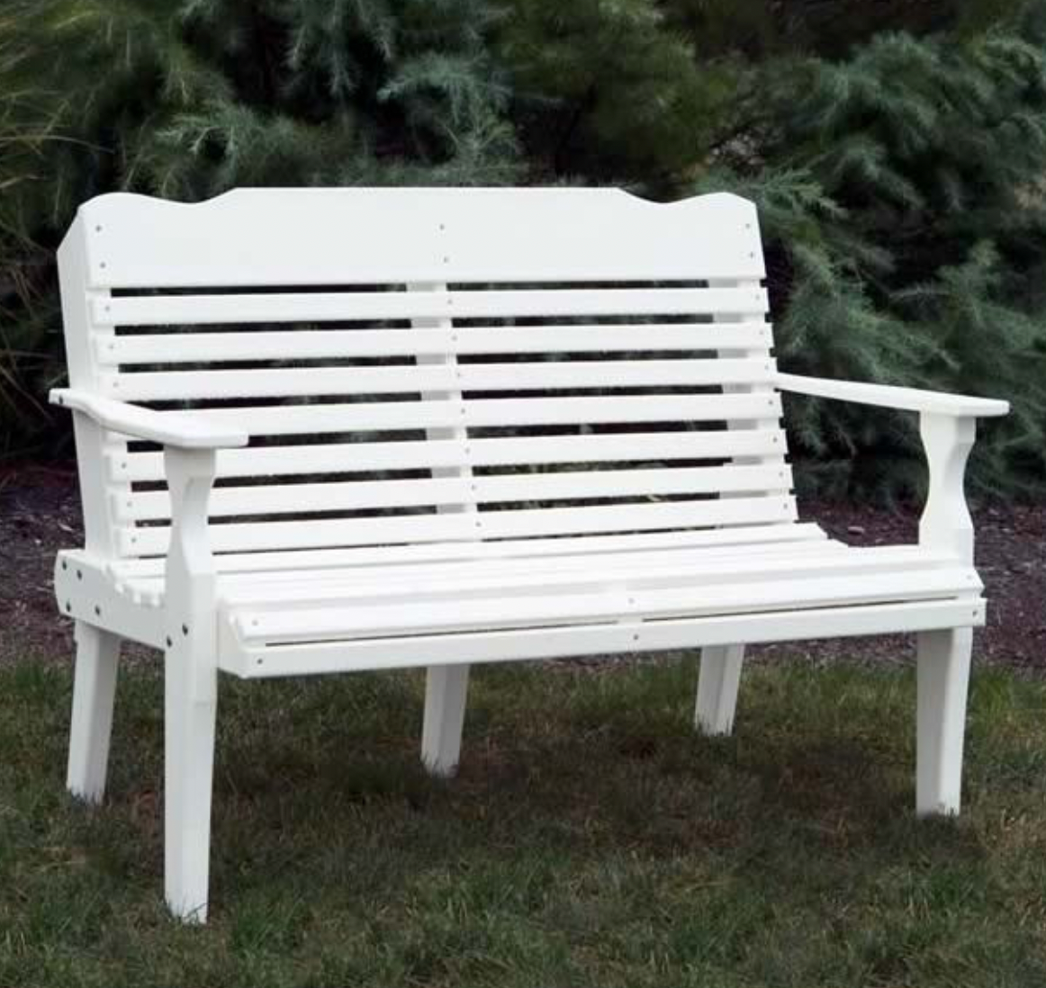 Curve-Back Bench 2 Tone